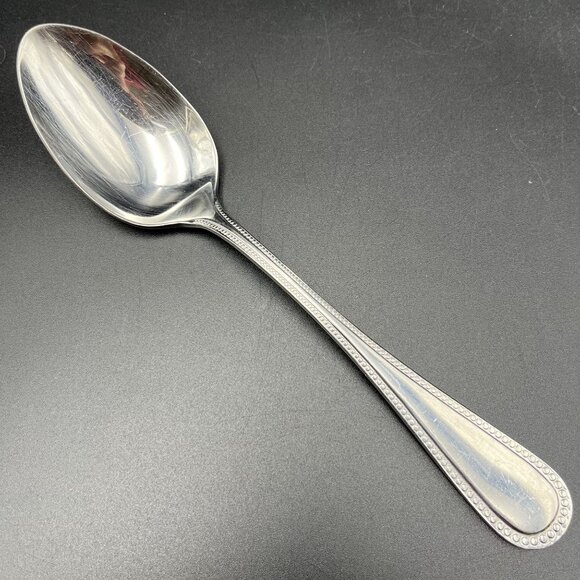 Villeroy & Boch Other - Villeroy & Boch BORDEAUX Oval Soup Place Spoon 18/10 Stainless Beaded Flatware